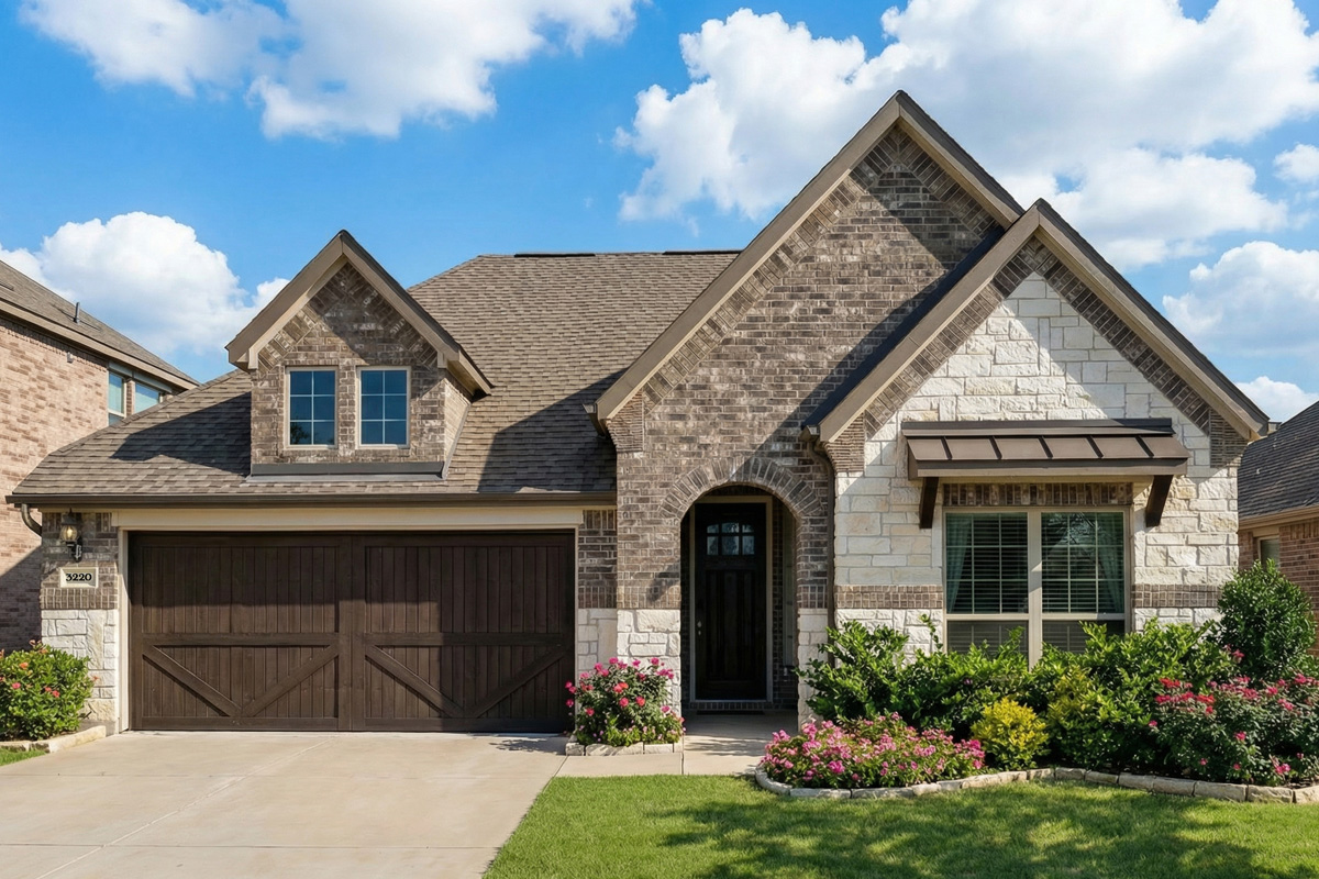 Driveway after object removal and cleanup