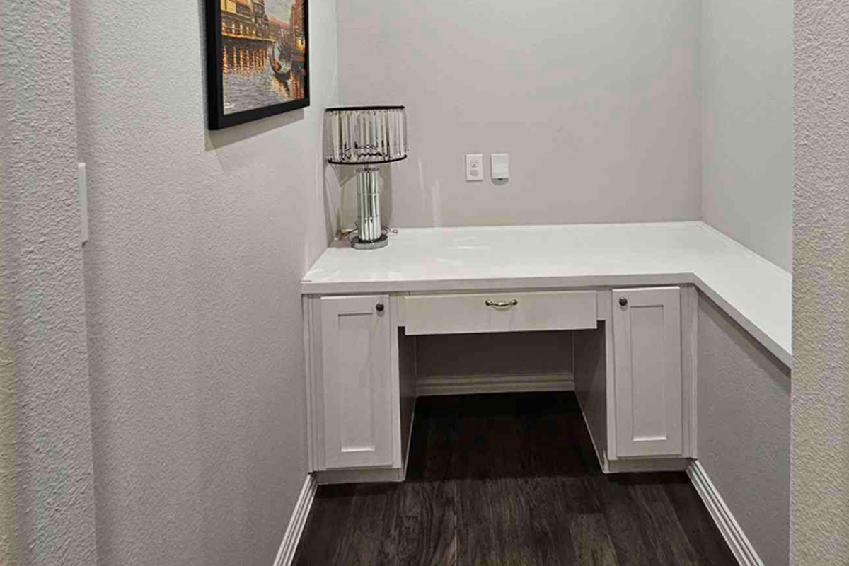 Interior nook with blown out window before edit