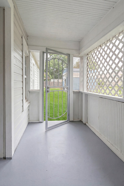 Driveway after object removal